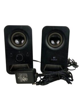 Logitech Z150 Multimedia Computer Speakers Black Wired 5V Input Power Adapter